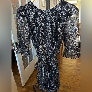 The Vampire's Wife Silver and Lace gothic dress in size XL